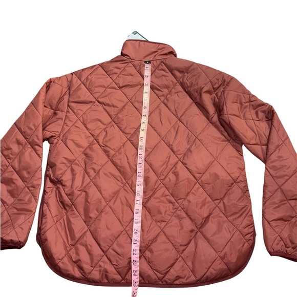 Women’s Quilted Burgundy Jacket - Picture 3 of 8